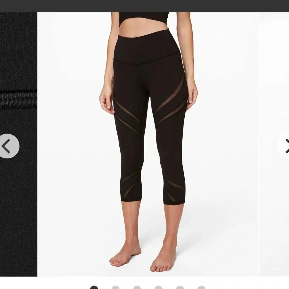Lululemon Lululemon Wunder Under High-Rise
Crop 21" *Mesh
Black (First Release) - Picture 5 of 10
